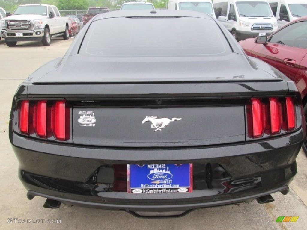 2015 Mustang EcoBoost Premium Coupe - Black / Ebony photo #13