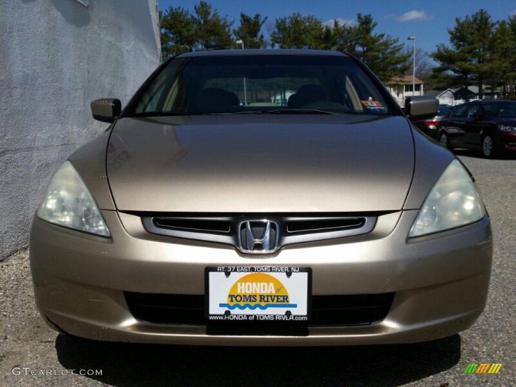 2003 Accord LX Sedan - Desert Mist Metallic / Ivory photo #2