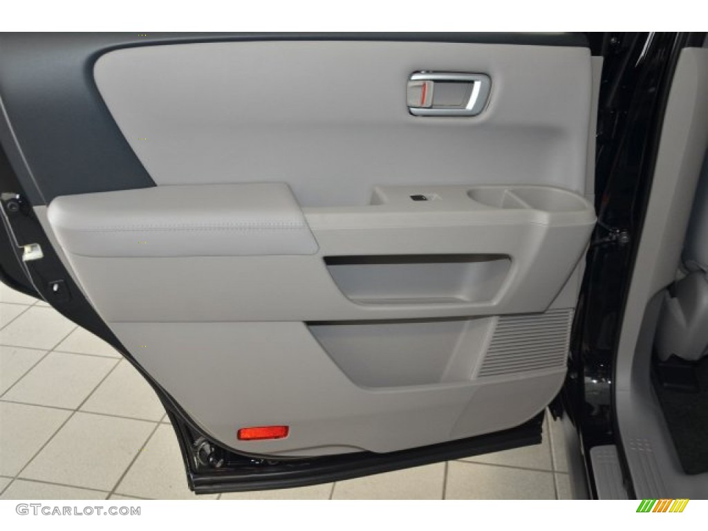 2015 Pilot EX-L 4WD - Crystal Black Pearl / Gray photo #17