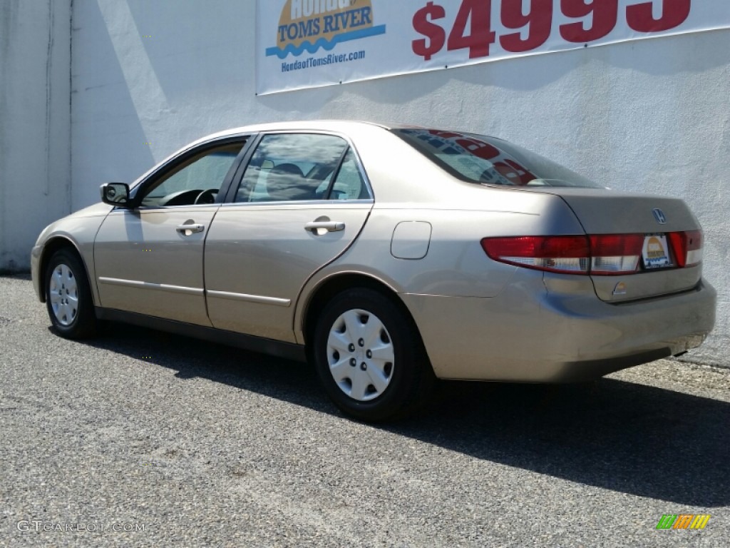 2003 Accord LX Sedan - Desert Mist Metallic / Ivory photo #4