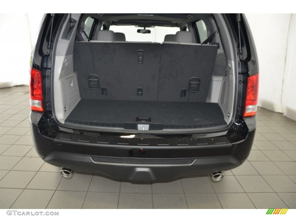 2015 Pilot EX-L 4WD - Crystal Black Pearl / Gray photo #20