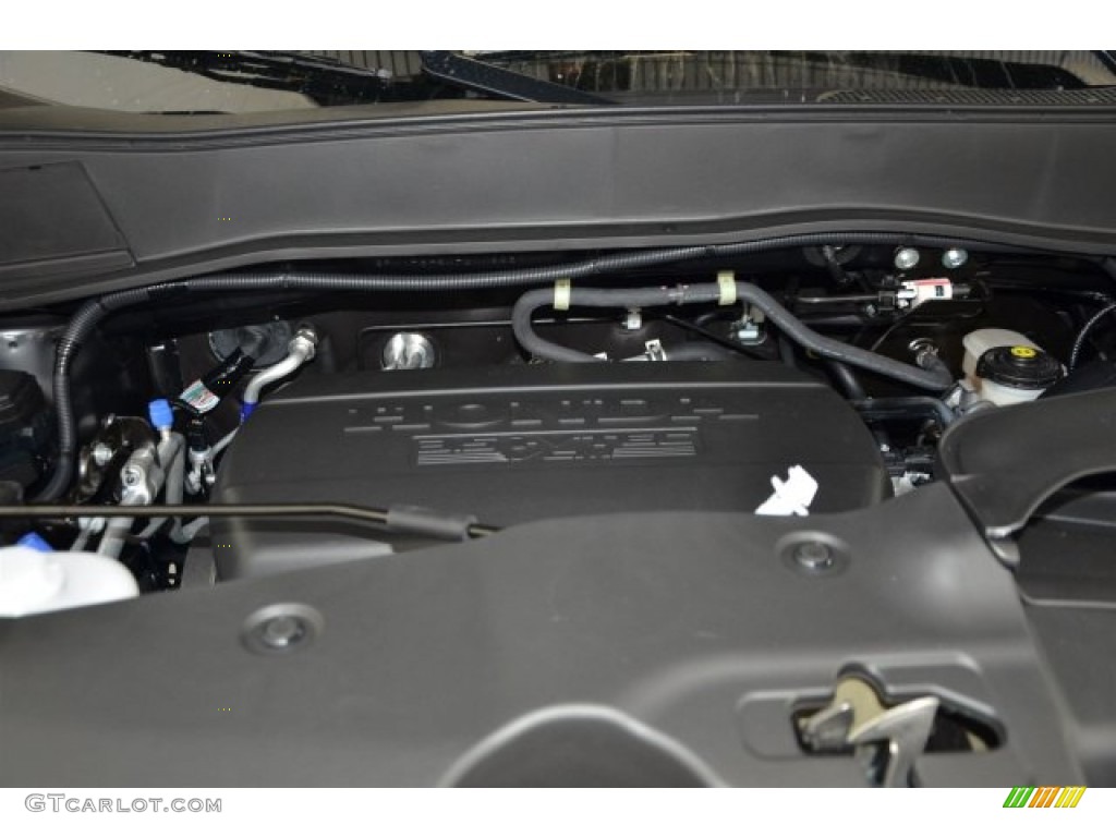 2015 Pilot EX-L 4WD - Crystal Black Pearl / Gray photo #25