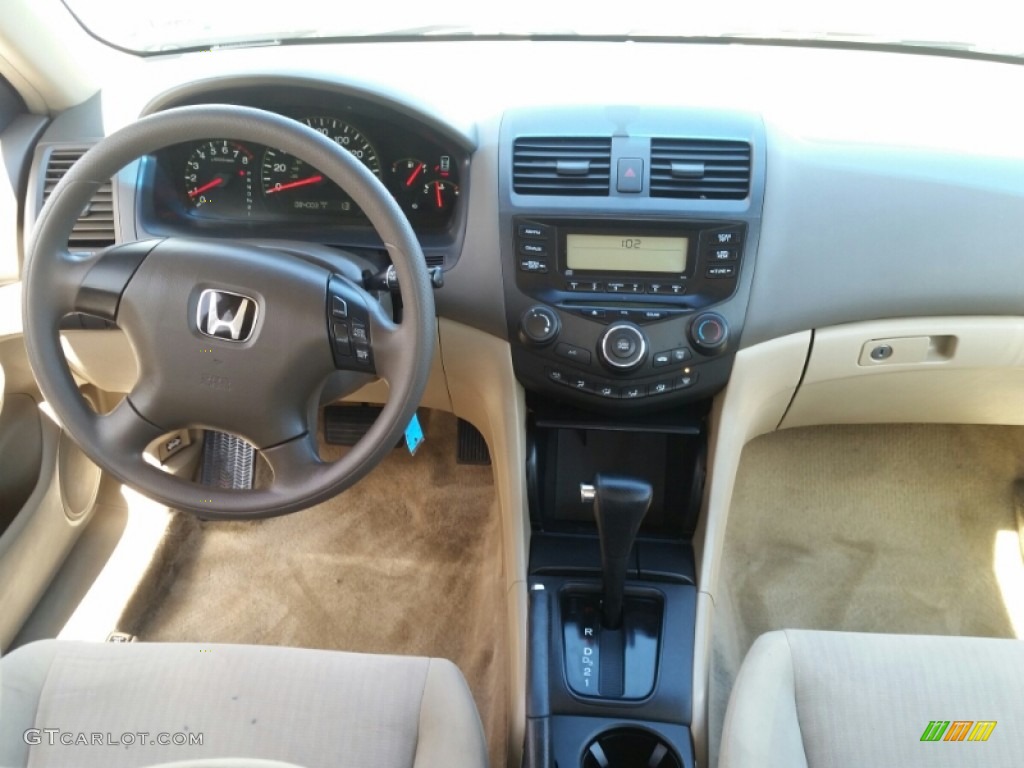 2003 Accord LX Sedan - Desert Mist Metallic / Ivory photo #11