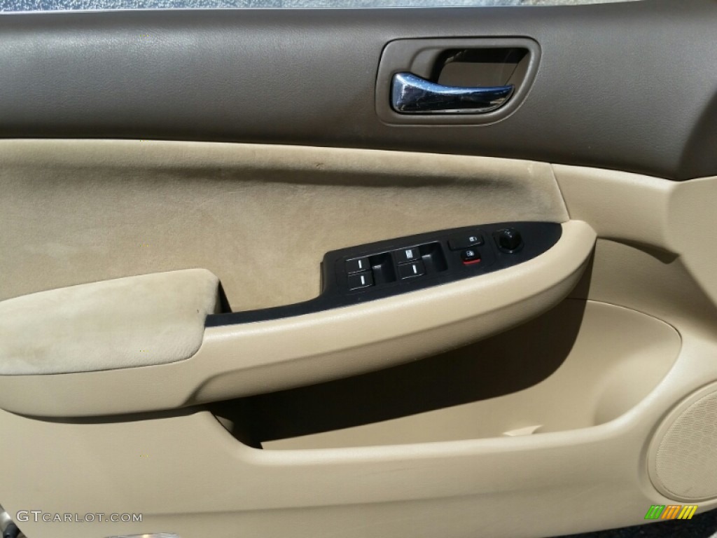 2003 Accord LX Sedan - Desert Mist Metallic / Ivory photo #13