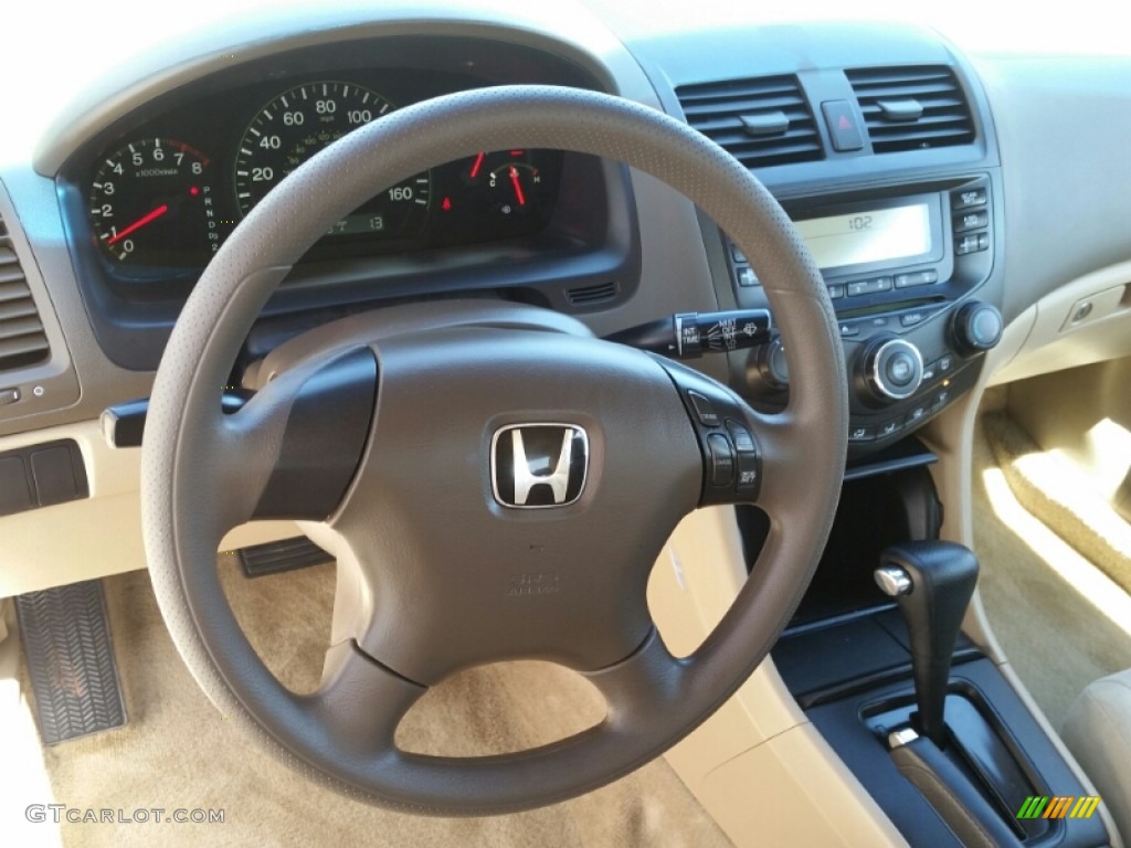 2003 Accord LX Sedan - Desert Mist Metallic / Ivory photo #14