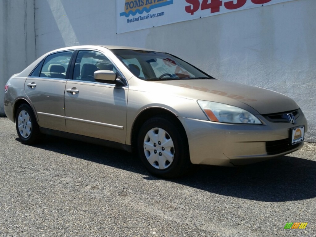 2003 Accord LX Sedan - Desert Mist Metallic / Ivory photo #25