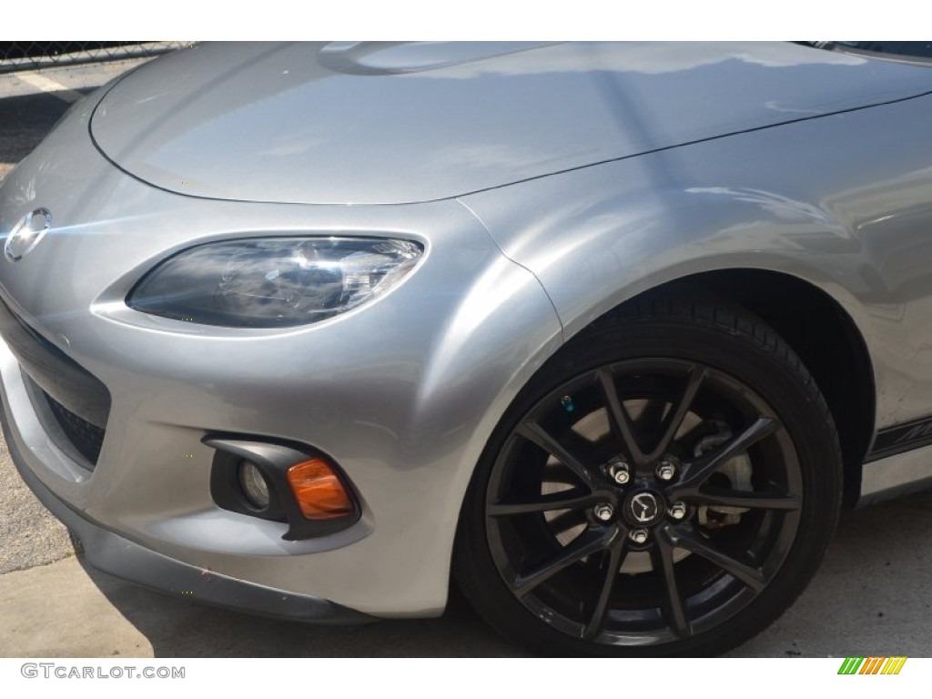 2013 MX-5 Miata Club Hard Top Roadster - Liquid Silver Metallic / Black photo #16