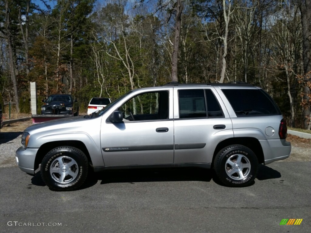 Silverstone Metallic 2004 Chevrolet TrailBlazer LS 4x4 Exterior Photo #102803564
