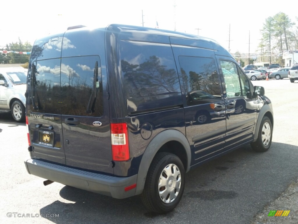 2010 Transit Connect XL Cargo Van - Dark Blue / Dark Gray photo #13