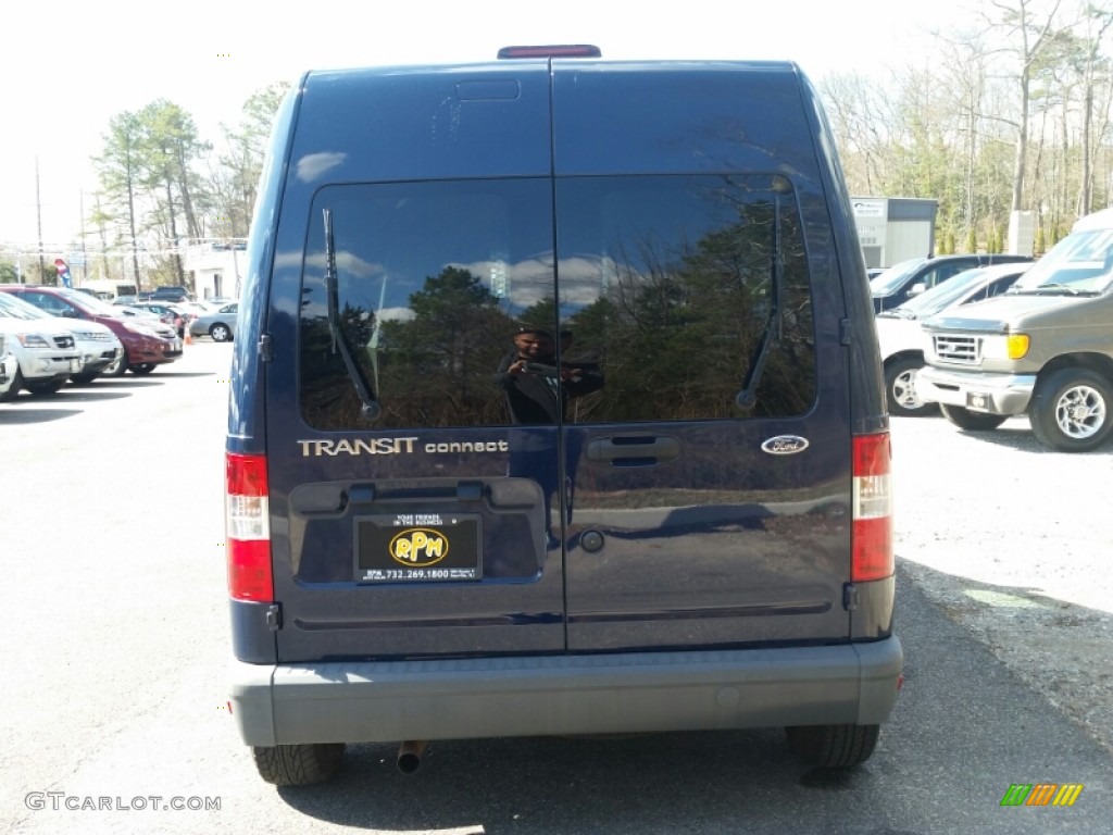 2010 Transit Connect XL Cargo Van - Dark Blue / Dark Gray photo #14