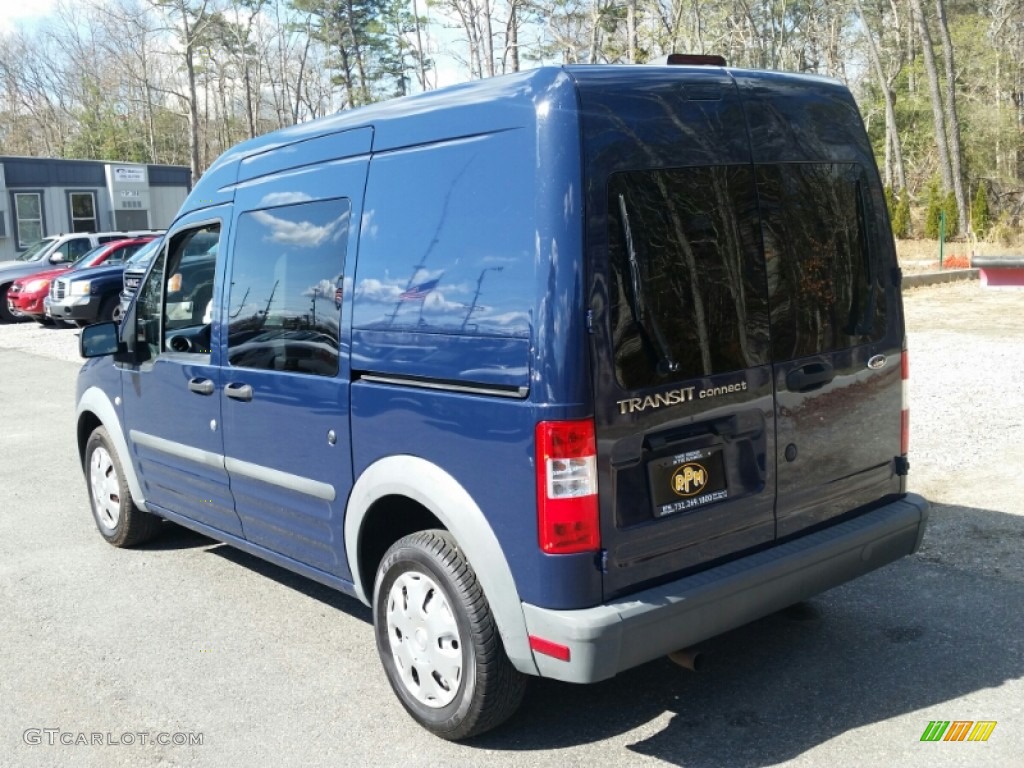 2010 Transit Connect XL Cargo Van - Dark Blue / Dark Gray photo #16
