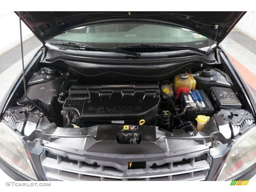 2005 Pacifica Touring AWD - Brilliant Black / Dark Slate Gray photo #33