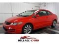 Rallye Red 2010 Honda Civic EX Coupe