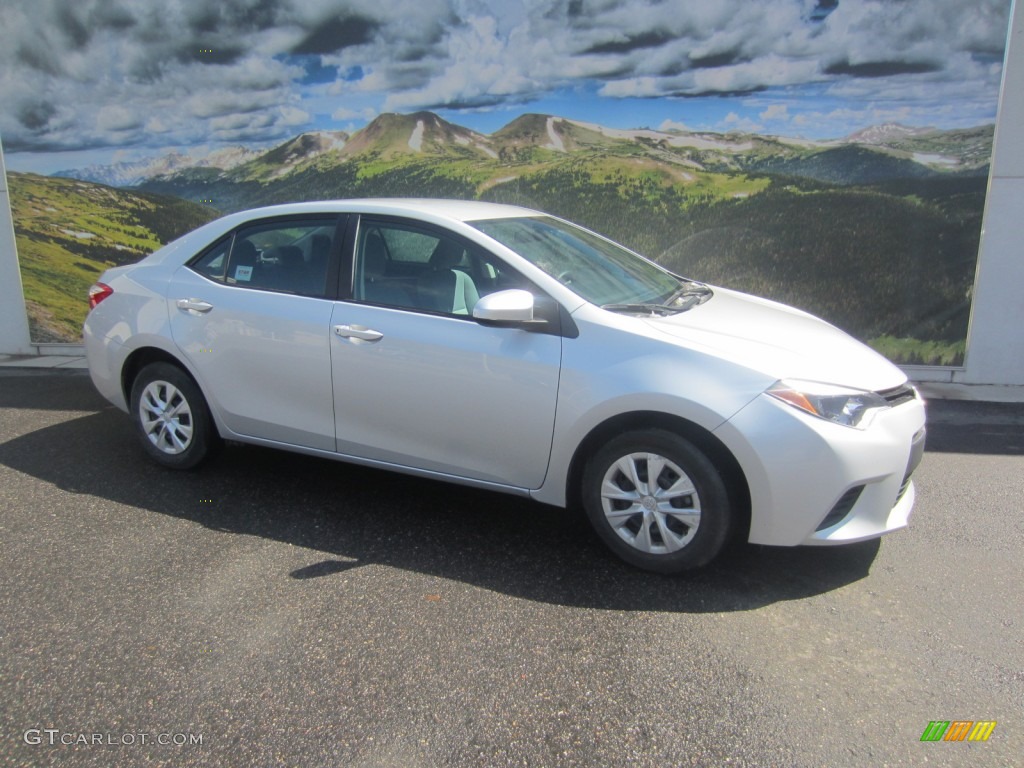 2014 Corolla L - Classic Silver Metallic / Steel Blue photo #1