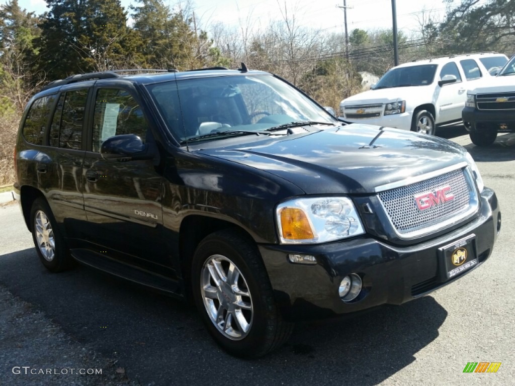 2008 Envoy Denali 4x4 - Carbon Black Metallic / Ebony photo #6