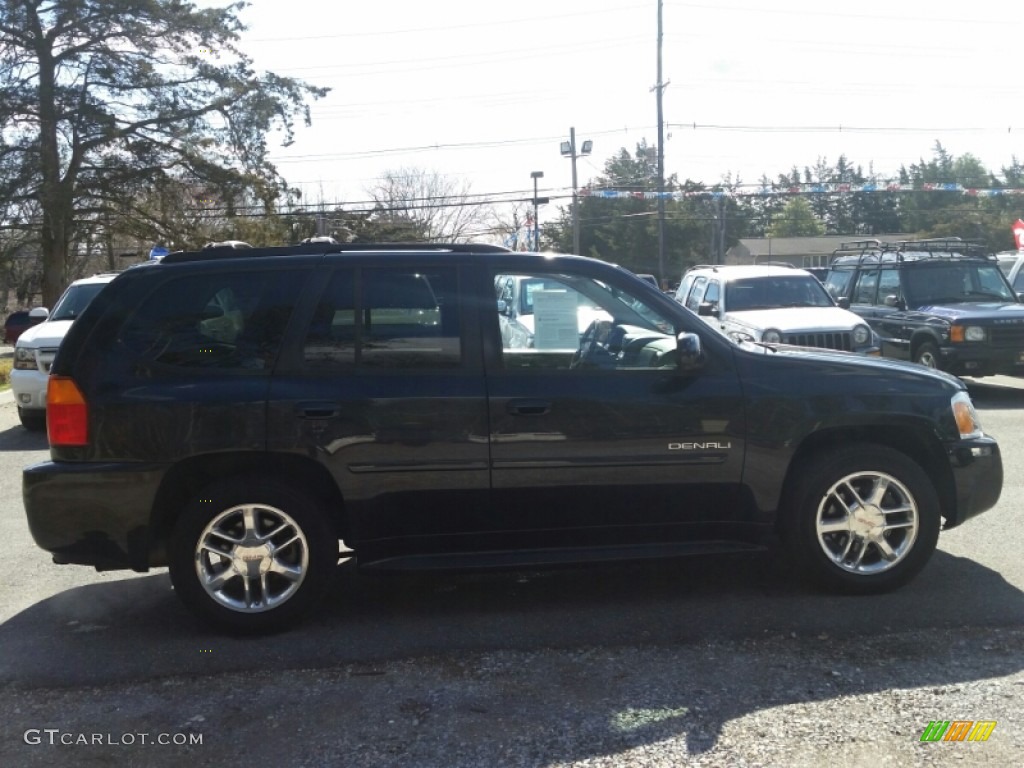 2008 Envoy Denali 4x4 - Carbon Black Metallic / Ebony photo #9