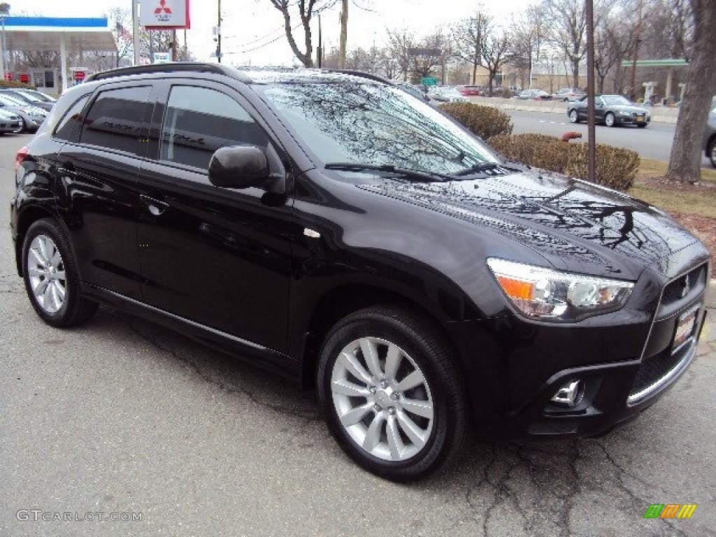 2011 Outlander Sport SE 4WD - Labrador Black Pearl / Black photo #1