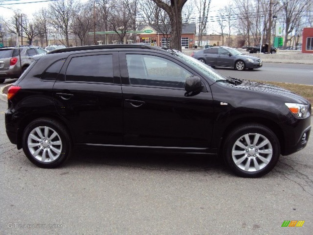 2011 Outlander Sport SE 4WD - Labrador Black Pearl / Black photo #2