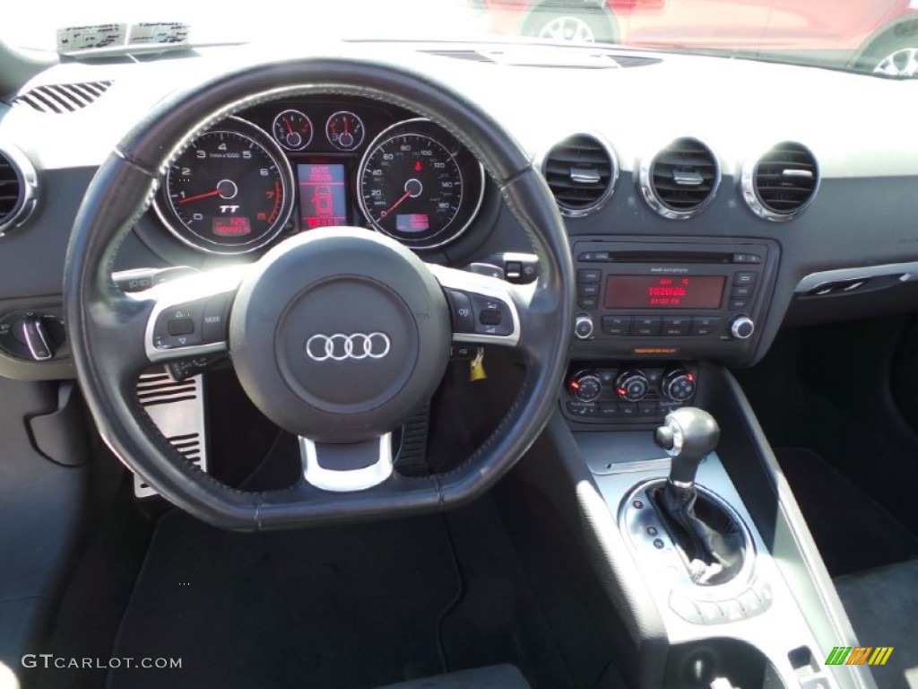 2008 TT 2.0T Roadster - Ice Silver Metallic / Black photo #16