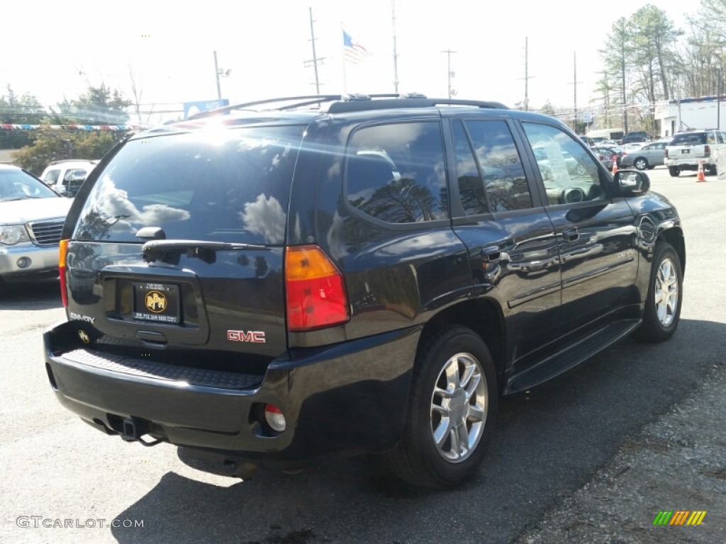 2008 Envoy Denali 4x4 - Carbon Black Metallic / Ebony photo #16