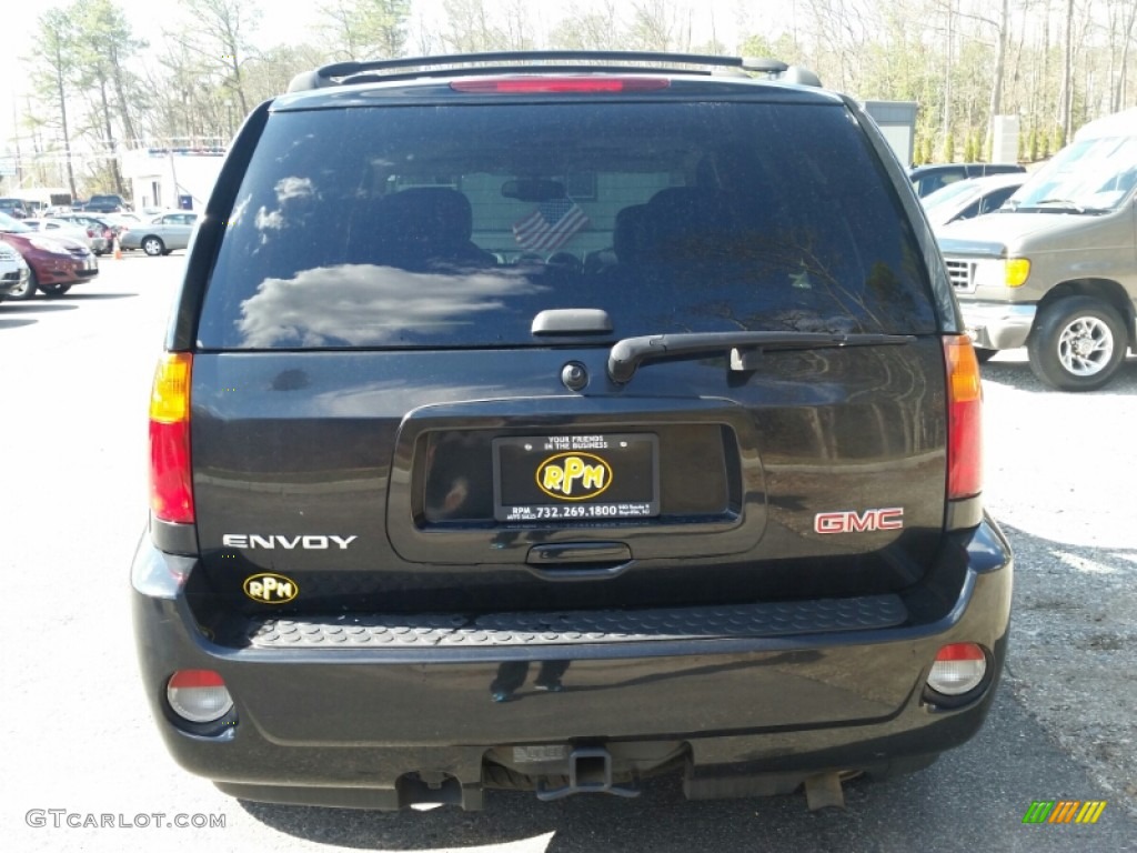 2008 Envoy Denali 4x4 - Carbon Black Metallic / Ebony photo #17