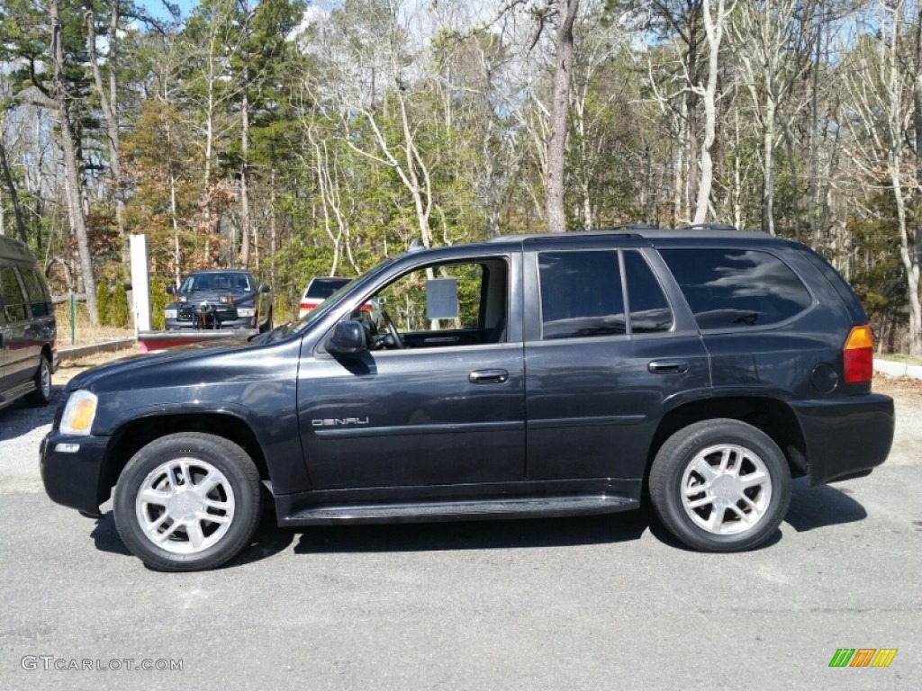 2008 Envoy Denali 4x4 - Carbon Black Metallic / Ebony photo #21