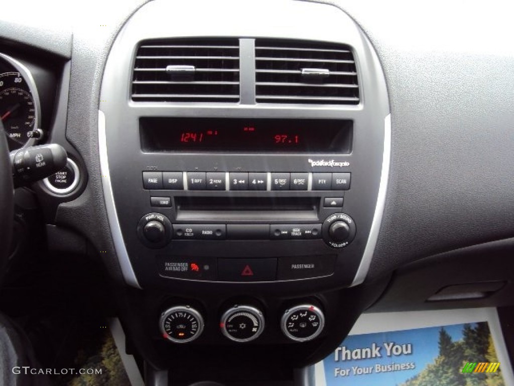 2011 Outlander Sport SE 4WD - Labrador Black Pearl / Black photo #15