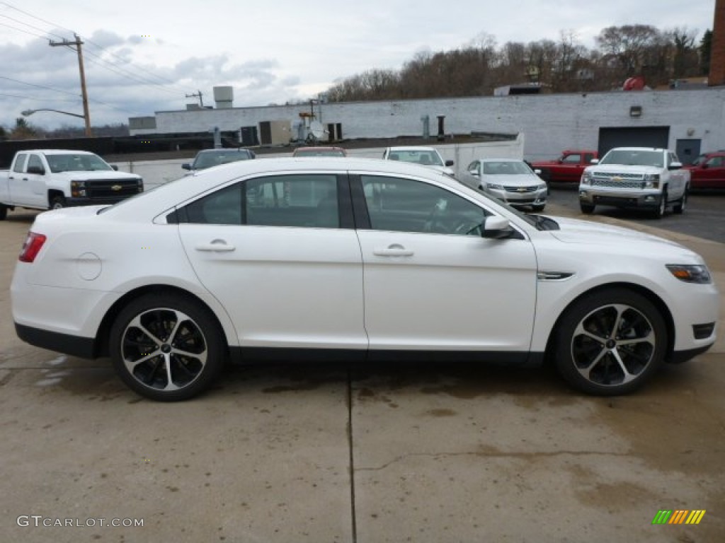 White Platinum 2014 Ford Taurus SEL AWD Exterior Photo #102807656