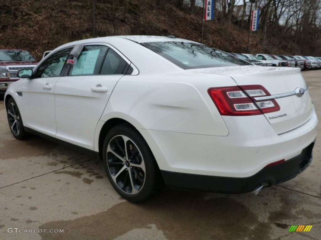 White Platinum 2014 Ford Taurus SEL AWD Exterior Photo #102807709