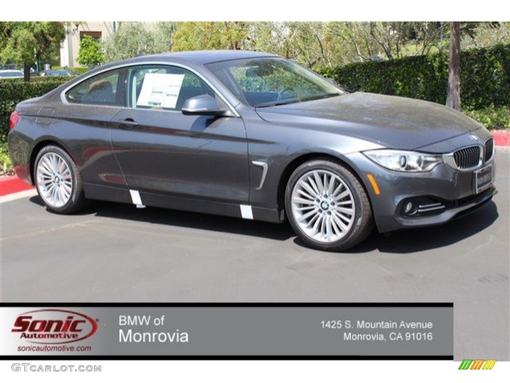 2015 4 Series 428i Coupe - Mineral Grey Metallic / Saddle Brown photo #1