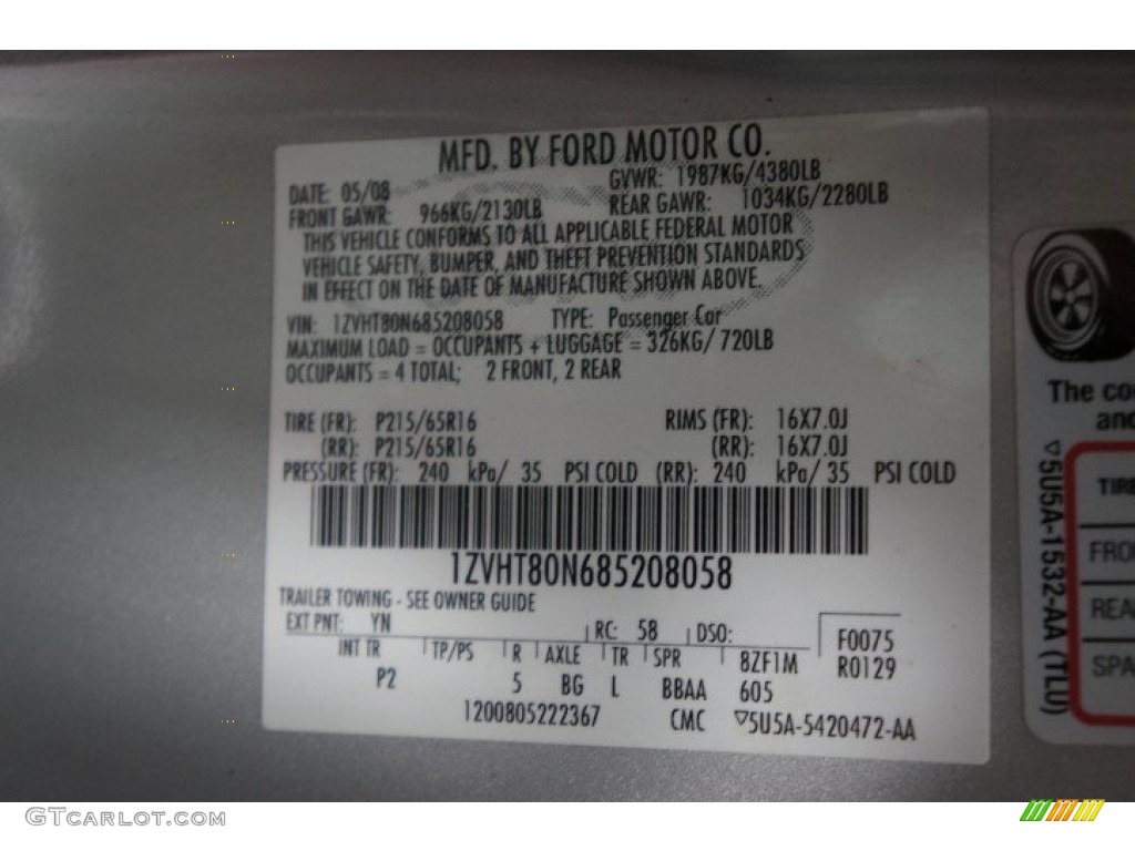 2008 Mustang V6 Deluxe Coupe - Vapor Silver Metallic / Light Graphite photo #14