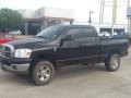 2008 Brilliant Black Crystal Pearl Dodge Ram 2500 SLT Quad Cab 4x4  photo #2