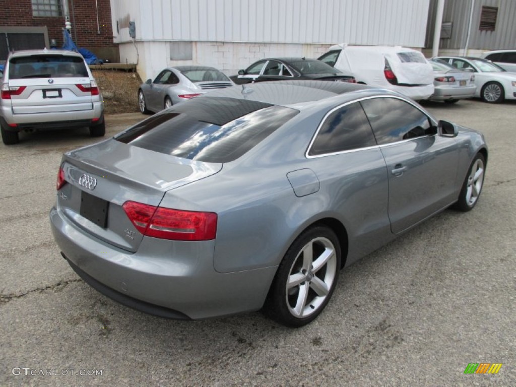 2010 A5 2.0T quattro Coupe - Quartz Gray Metallic / Black photo #3