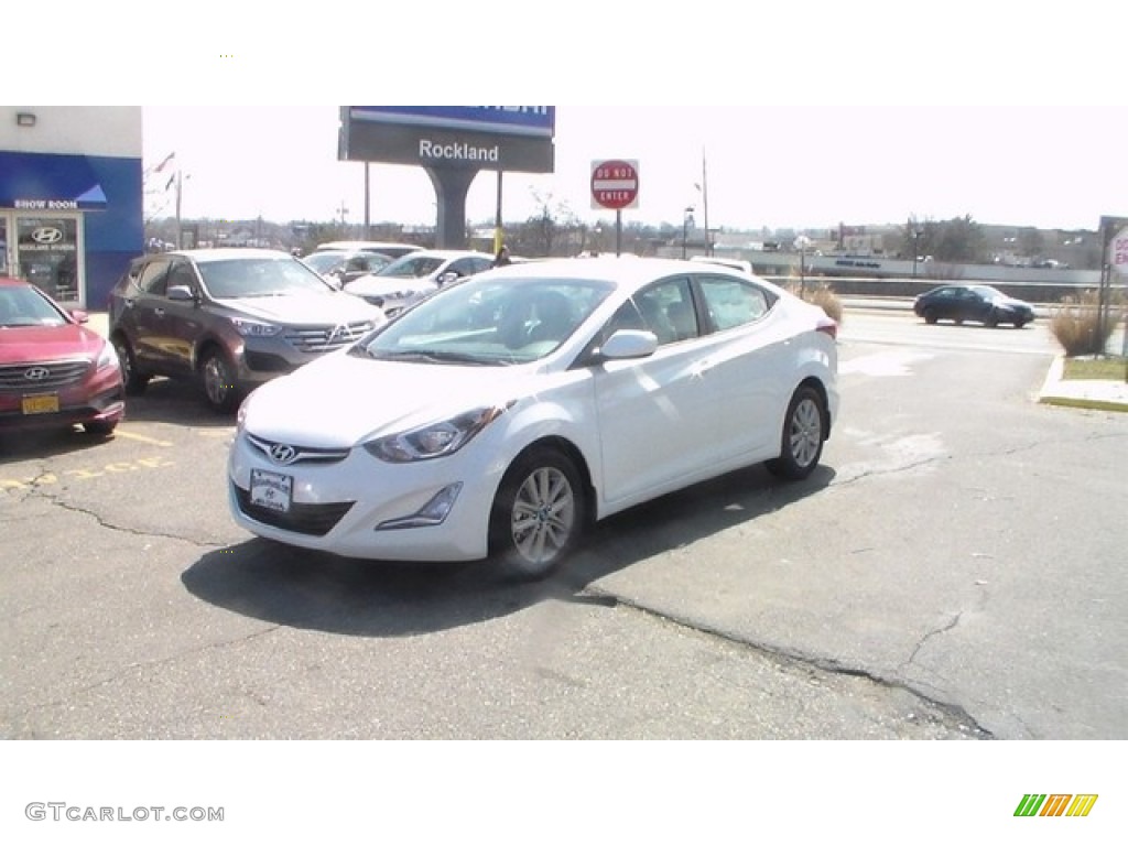 2016 Elantra SE - White / Gray photo #1