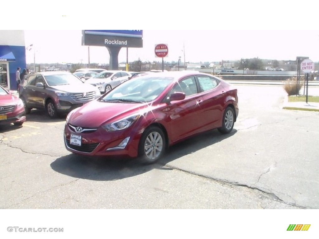 2016 Elantra SE - Red / Beige photo #1