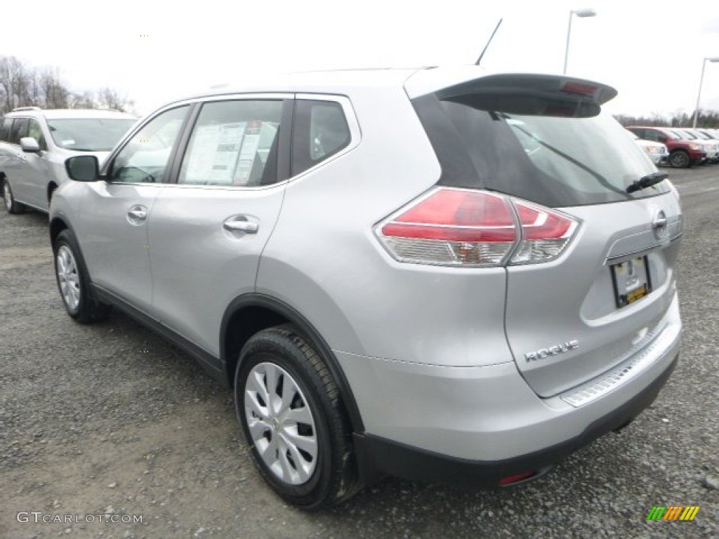 2015 Rogue S AWD - Brilliant Silver / Charcoal photo #5