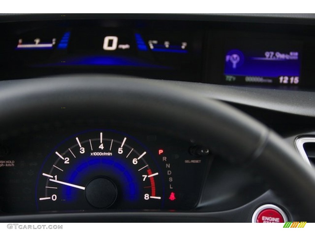 2015 Civic EX-L Sedan - Crystal Black Pearl / Black photo #22