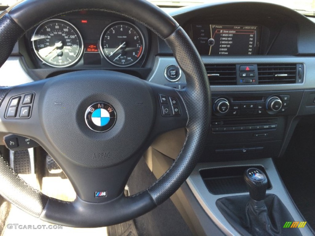 2011 3 Series 335i xDrive Coupe - Jet Black / Oyster/Black Dakota Leather photo #2