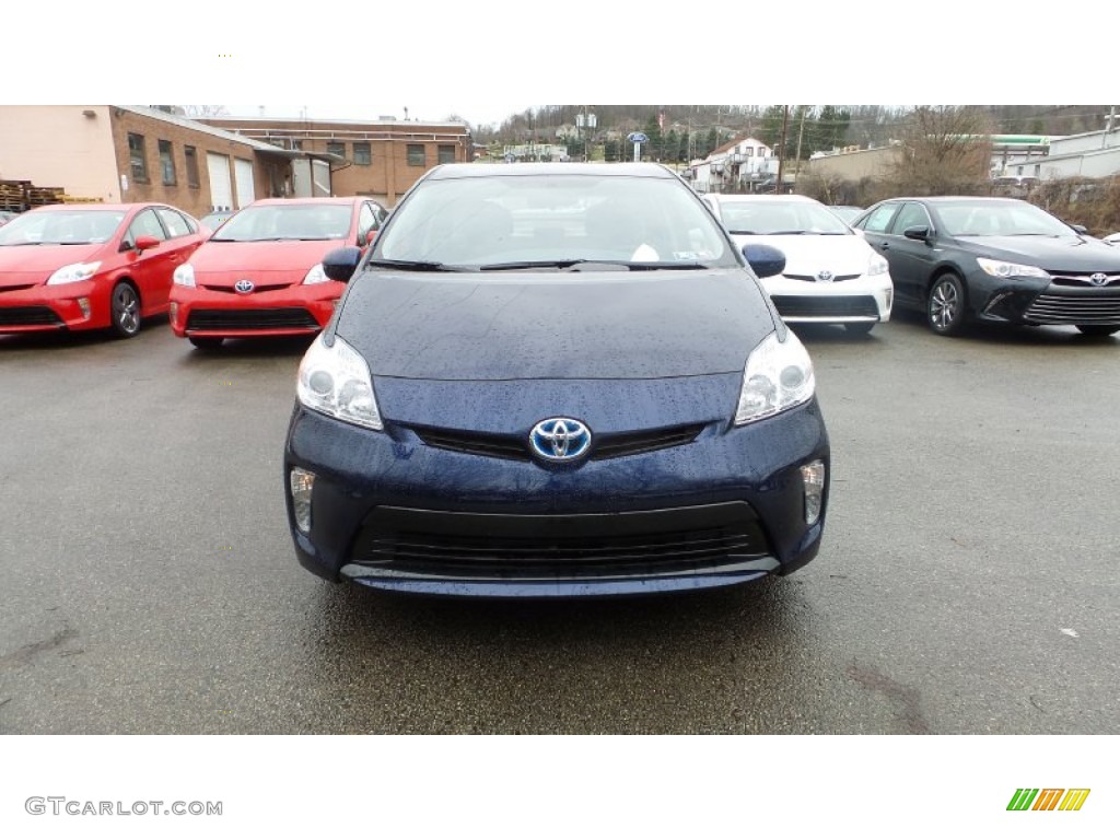 2015 Prius Persona Series Hybrid - Nautical Blue Metallic / Black photo #1