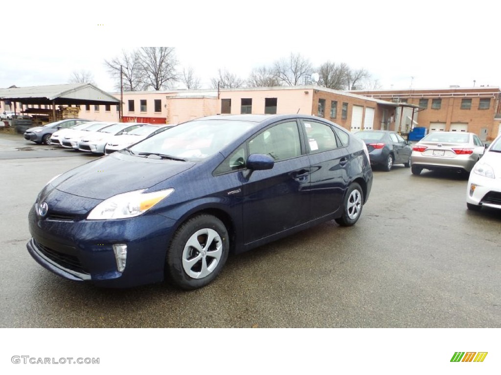2015 Prius Persona Series Hybrid - Nautical Blue Metallic / Black photo #2