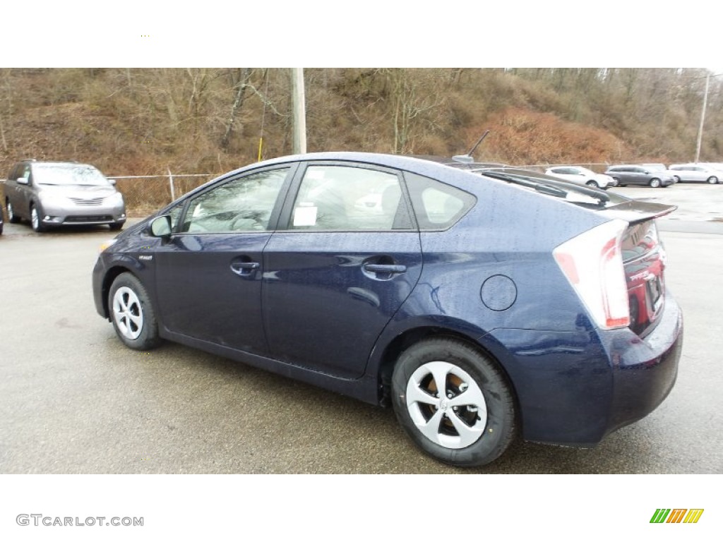 2015 Prius Persona Series Hybrid - Nautical Blue Metallic / Black photo #4