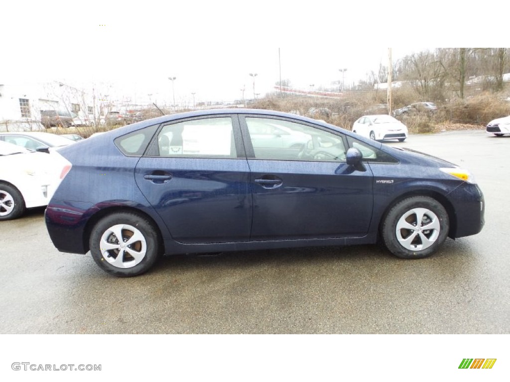 2015 Prius Persona Series Hybrid - Nautical Blue Metallic / Black photo #7