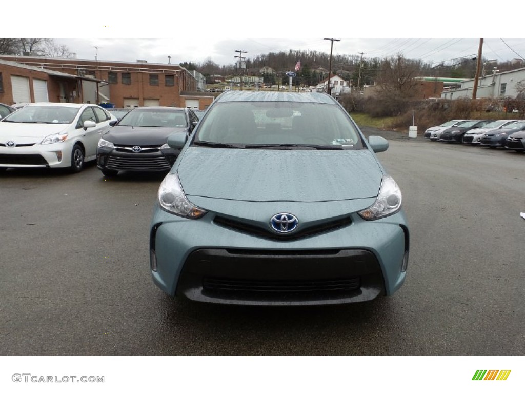 2015 Prius v Four - Sea Glass Pearl / Bisque photo #1