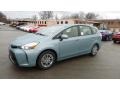 Front 3/4 View of 2015 Prius v Four