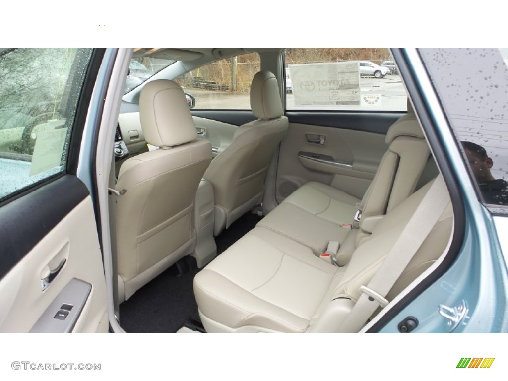 2015 Toyota Prius v Four Rear Seat Photos