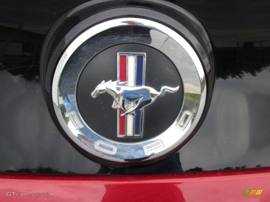 2014 Mustang V6 Premium Coupe - Ruby Red / Charcoal Black photo #13