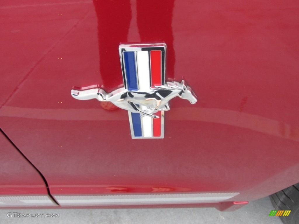 2014 Mustang V6 Premium Coupe - Ruby Red / Charcoal Black photo #14