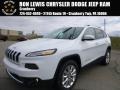 2015 Bright White Jeep Cherokee Limited 4x4  photo #1