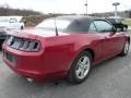 2014 Ruby Red Ford Mustang V6 Convertible  photo #2