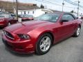2014 Ruby Red Ford Mustang V6 Convertible  photo #5